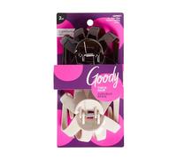 Goody SlideProof Octopus Large Claw Clips, 2 Ct, Neutral Tones, Secure Grip Accessories for Women & Men, Hair Styling Accessories for All Occasions, Claw Clips for Thick Hair