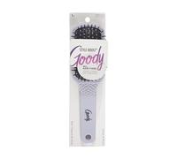 Goody Style Boost Mini Paddle Brush, Cushion Detangler with Flexible Bristles, Use as a Detangling or Styling Brush, Tackles Tangles, Knots & Reduce Frizz, Blue