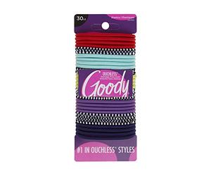 Goody Women's Ouchless Braided Elastics, Neon Tribal, 30 CT