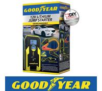 Goodyear 12V Lithium Jump Starter 8000mAh Portable Car Battery Booster - Black & Yellow