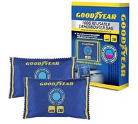 2 Pack Goodyear Car Dehumidifier Bag | Reusable | Anti Mist Moisture Condensation Absorbing | Keep Windows and Windscreen Clear of Water Vapour | Also Suitable for Small Rooms