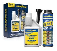 Goodyear 2 Pack Diesel Additives AdBlue® Anticrystallizer and 5-in-1 Complete Cleaner