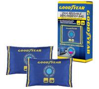 Goodyear 2 Pack Large Car Dehumidifier Bags | Reusable | Anti Mist Moisture Damp Condensation Absorbing Bag | Absorbtion Indicator Window