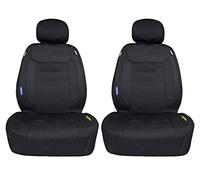 Goodyear [2 Pack Water Resistant Car Seat Cover, 100% Pure Neoprene Fabric for Maximum Protection, Fits Most Cars, Side Airbag Compatible, Size: Headrest Cover 10”H x 11”W, Seat 46”H x 18”W