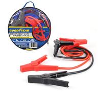 Goodyear 2m 400amp Booster Cables - Jump Leads Long| Powerful Coil Spring Clamps| Colour-coded Clamp| Zipped Carry Bag Included| Fully Insulated Length Cable| Suitable For Cars And Vehicles 3000CC