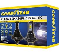 Goodyear 2pc/set H7 Car Bulb | High-Performance Halogen Headlight Bulbs| Bright & Long-Lasting| Perfect for Night Driving| Enhanced Visibility| Reliable & Durable| Fits Most Vehicles| Car Maintenance