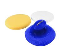 Goodyear 3pc Applicator Set Specially Designed Microfiber Pad For Cleaning Your Vehicle|Ideal For Polishing And Waxing Of Painted Surfaces|Thick Microfiber Evenly Distributes Pressure For Application