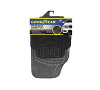 Goodyear 4 Piece Rubber Car Mat Set Black 904506