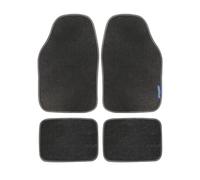 Goodyear 4PC Car Mat Set Helps to protect from wear and tear | Velour carpet floor mats | Quick and easy to clean | Fits universally | Non-Slip Backing| Weatherproof | Prevents Mud, Snow in Your Car