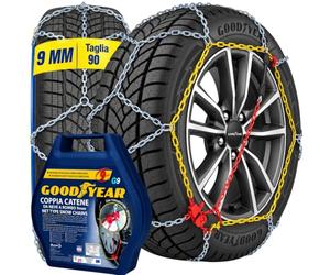 Goodyear 77907 77907 "G9-9 mm car passenger snow chains - TUV and ONORM approved - Size 090, Size 090