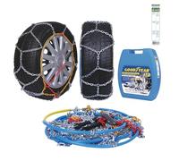 Goodyear 77935, 12 mm High Quality Passenger Car snow chains, TUV and ONORM approved, size 245. Suitable for SUV, vans, motorhomes and 4x4