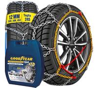Goodyear 77935, 12 mm Passenger Car Snow Chains, TUV and ONORM Approved, Size 245, Suitable for SUV, Vans, Motorhomes and 4x4