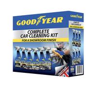 Goodyear Complete Car Cleaning Kit Interior Exterior Tyres Wheel Cockpit Glass