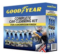 Goodyear Complete Car Cleaning Kit Interior Exterior Tyres Wheel Cockpit Glass