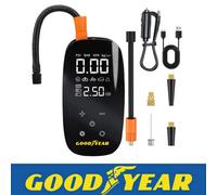 Goodyear Cordless Tyre Inflator Air Compressor 80W Digital Touchscreen Pump Usb Led Light