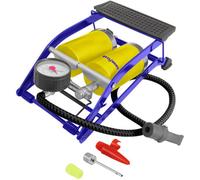 Goodyear Double Barrel Cylinder Tyre Foot Pump Air Inflator