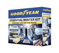 Goodyear Winter Essential Car Kit Screenwash|Demister Pad|De-Icer|Ice Scraper