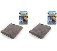 Goodyear Extra Large Luxury Towel Microfiber technology lifts water away from the surface for a powerful clean| Also ideal for buffing away polish & wax residue| Extra absorbency for swirl free finish