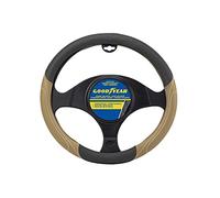 Goodyear GOD7010 Comfort Steering Wheel Cover, Grey/Brown