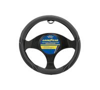 Goodyear GOD7012 Comfort Steering Wheel Cover, Black/Grey