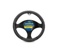Goodyear GOD7012 Comfort Steering Wheel Cover, Black/Grey