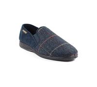 Goodyear Harrison Blue Tweed Slippers Blue