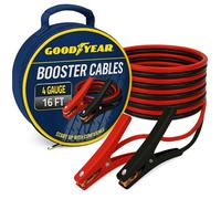 Goodyear Heavy Duty Jumper Cables for Car Battery - 4 Gauge 16 ft Booster Cables with Carrying Case for Cars, Trucks, SUVs, Emergency Roadside Kit