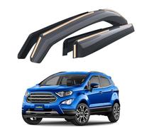 Goodyear In-channel Wind Deflectors for/compatible with Ford EcoSport 2014-2023 - Car accessories - Rain Deflectors - Let Fresh Air In During Rain - Sunshades - Reduced Wind Noise-4 Pcs