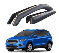 Goodyear In-channel Wind Deflectors for/compatible with Ford Kuga II 2012-2019 - Car accessories - Rain Deflectors - Let Fresh Air In During Rain - Sunshades - Reduced Wind Noise-4 Pcs