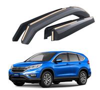 Goodyear In-channel Wind Deflectors for/compatible with Honda CR-V 2012-2018 MK4 - Car accessories - Rain Deflectors - Let Fresh Air In During Rain - Sunshades - Reduced Wind Noise-4 Pcs