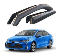 Goodyear In-channel Wind Deflectors for/compatible with Toyota Corolla 2018-2026 E21 (XII) Sedan - Car accessories - Rain Deflectors - Let Fresh Air In During Rain -Sunshades- Reduced Wind Noise-4 Pcs