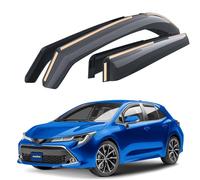 Goodyear In-channel Wind Deflectors for/compatible with Toyota Corolla Hatchback 18-26 E21 (XII) - Car accessories - Rain Deflectors - Let Fresh Air In During Rain -Sunshades- Reduced Wind Noise-4 Pcs
