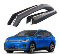 Goodyear In-channel Wind Deflectors for/compatible with Volkswagen ID.4 2020-2025 - Car accessories - Rain Deflectors - Let Fresh Air In During Rain - Sunshades - Reduced Wind Noise-4 Pcs