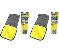 Goodyear Luxury Valet Cloth Large Deep pile for absorbency| For showroom perfect finish |2 in 1 luxury car cloth| Microfibre technology| Cleaning fibre| Satin safety edging protects against scratching