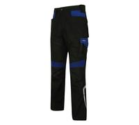Goodyear Mens Reflective Cargo Trousers - Black - 30L - Black - 65% Polyester/35% Cotton