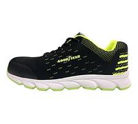 Goodyear Men's Work Safety Sporty Athletic Trainer, Black/GreenSafety Work Trainers
