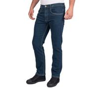 Goodyear Men's Jeans Classic Regular Fit with 5 Pockets Design Zip Fly & Belt Loop Heavy Duty Denim Wash Stretch Plain Casual Workwear Durable Utility Straight Leg Work Pants (Blue, 38W / 31L)