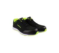 Goodyear Men's Work Safety Sporty Athletic Trainer, Black Green, 5 UK