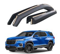 Goodyear Shatterproof in-Channel Window Deflectors for Chevrolet (Chevy) Traverse 2018-2024, Rain Guards, Window Visors for Cars, Vent Deflector, Car Accessories, 4pcs- GY003462LP