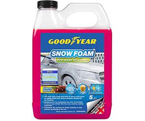 Goodyear Snow Foam Shampoo Car Cherry Scent 5L pH Neutral Wash Wax Soap Kit