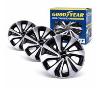 Goodyear SR Savona 13" Bicolor Wheel Trims - Set of 4 - Universal Wheel Covers - Modern Design - Easy to Install