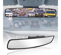 GOODYEAR [SUPER LARGE] 17” Panoramic Rear View Mirror for Cars/SUVs, [PROMOTES SAFETY] Helps with PARALLEL PARKING, Fits ALL VEHICLES, Wide Angle Backseat Passenger Viewer, Extra Wide Size