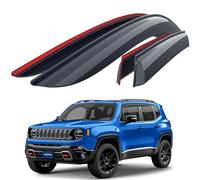 Goodyear Tape-on Car Wind Deflectors for/compatible with Jeep Renegade 2014-2026 SUV - Car accessories - Rain Deflectors -Let Fresh Air In During Rain- Sunshades- Reduced Wind Noise-4 Pcs B