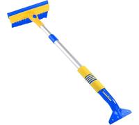 Goodyear Telescopic Handle Scraper - Adjustable Ice Scraper with Extendable Handle | Sturdy Blade for Snow & Ice Removal | Ergonomic Grip | Compact and Durable Design | Ideal for Cars, Trucks & SUVs