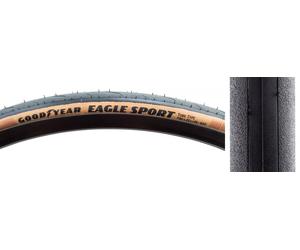 Goodyear Tires Eagle Sport 700X25 Bk/Ysk Fold Dpc Bike Tire