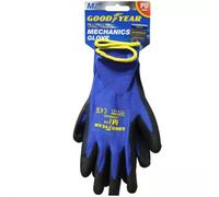 Goodyear Ultimate Nylon Pu Coated Protection Mechanics Work Gloves Medium