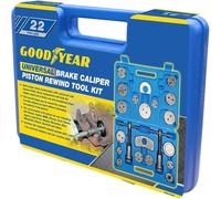 Goodyear Universal Brake Caliper Piston Rewind Wind Back Tool Kit 22 Piece Set