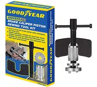 Goodyear Universal Brake Caliper Piston Rewind Tool Kit | Easily Rewind Brake Pistons |Compatible With Most Vehicles |Includes Adaptors For Various Calipers | Essential For Brake Maintenance & Repairs