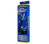 Goodyear Universal Heavy Duty Steering Wheel Lock with Emergency Glass Breaker and 2 Keys