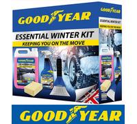 Goodyear Winter Essential Car Kit Screenwash|Demister Pad|De-Icer|Ice Scraper
